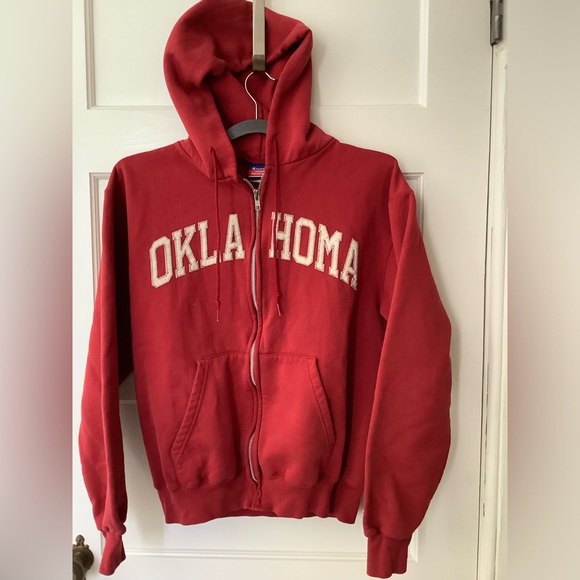 OU University of Oklahoma Zip Hoodie by Champion unisex small - Picture 3 of 7